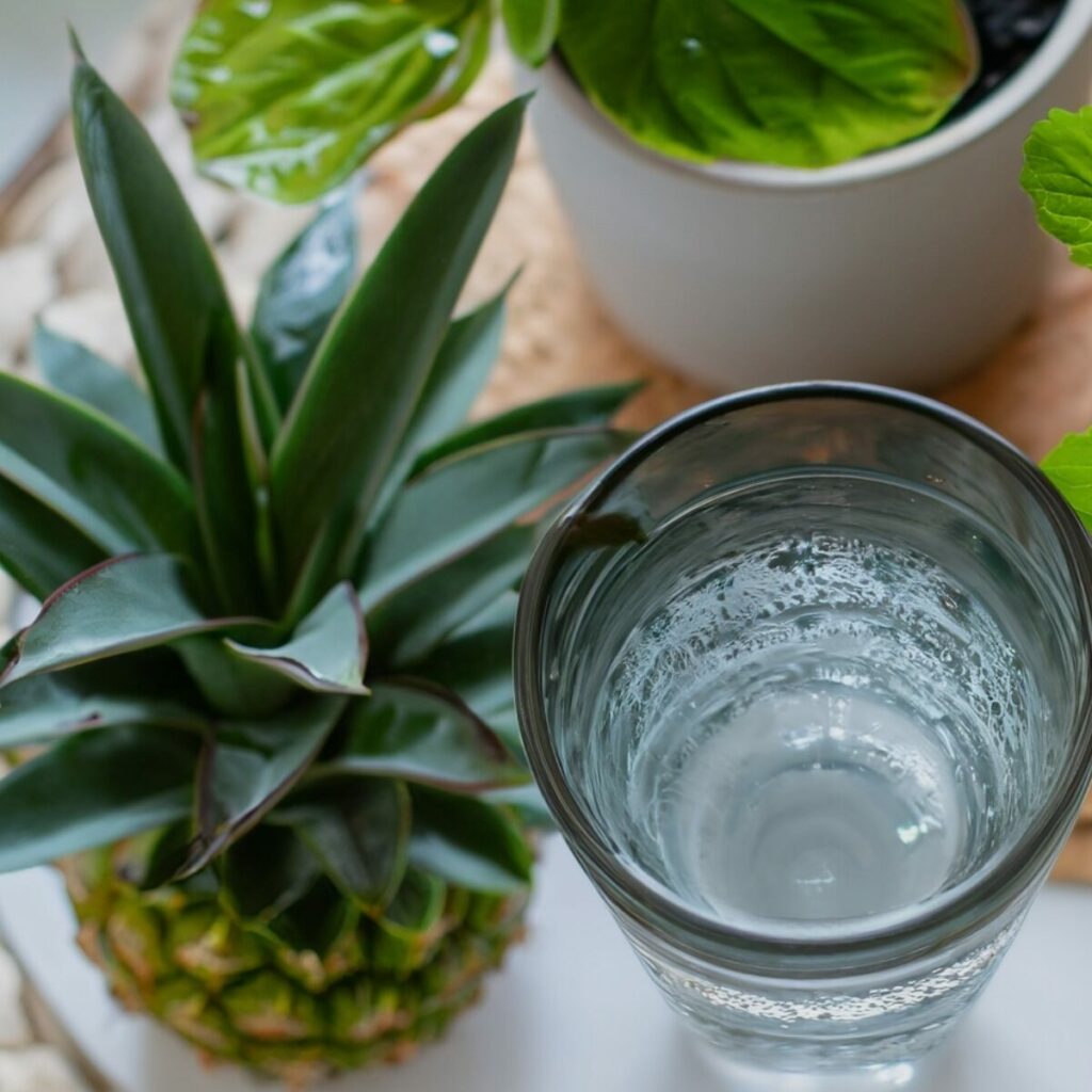 Morning routine perfetta: bicchiere d'acqua